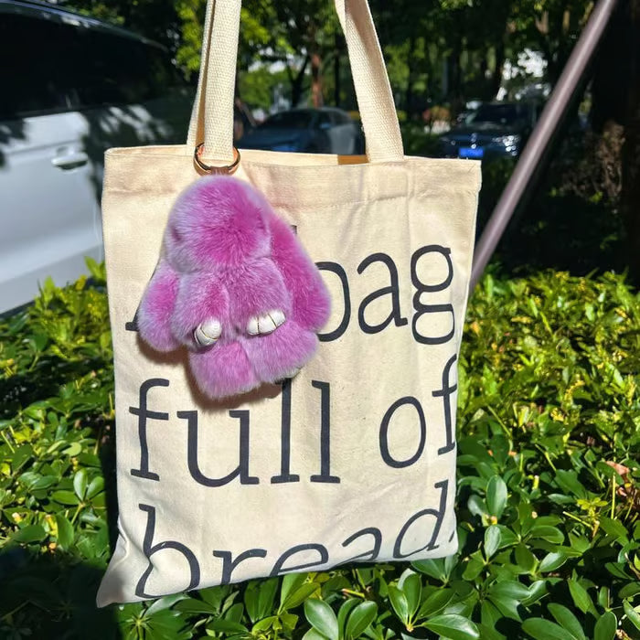 🐰Handmade Fluffy Bunny Charms