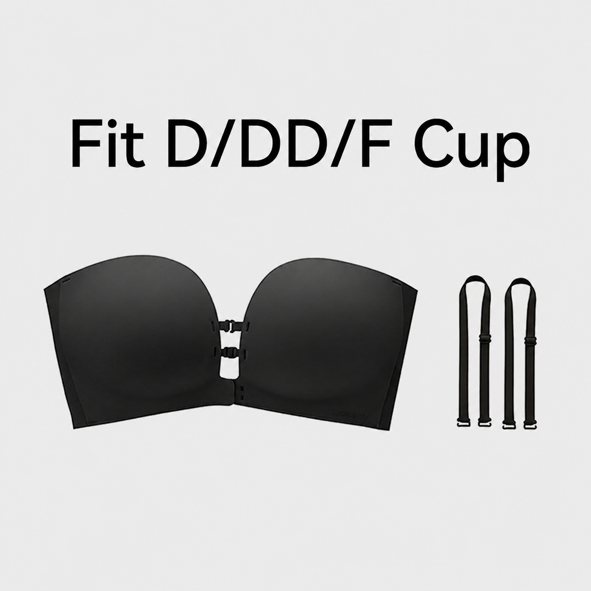 “I Finally Found a Bra That Disappears Under Everything I Wear” 💗-Strapless Front-Closure Push-Up Bra – Anti-Slip Grip