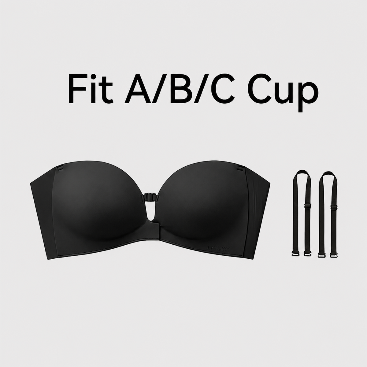 “I Finally Found a Bra That Disappears Under Everything I Wear” 💗-Strapless Front-Closure Push-Up Bra – Anti-Slip Grip