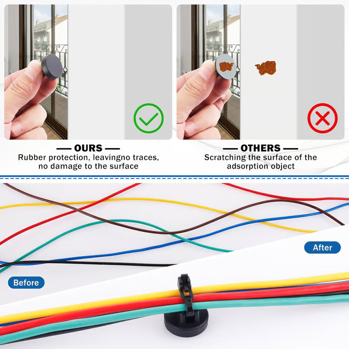 🔥Hot Sale 50% OFF - Magnetic Cable Zip Tie Mount Kit  (5PCS)