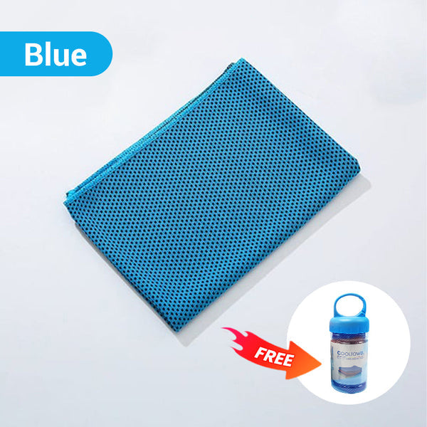 🔥Cold Sweat Towel You Can Use Anywhere, Anytime! Reusable Soft Absorbent Cooling Portable