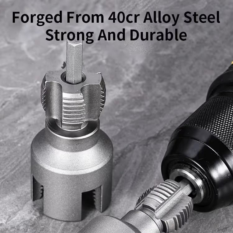 Integrated Internal & External Pipe Threading Tool
