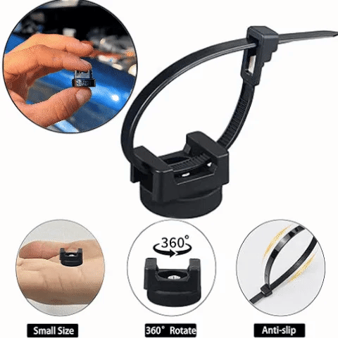 🔥Hot Sale 50% OFF - Magnetic Cable Zip Tie Mount Kit  (5PCS)