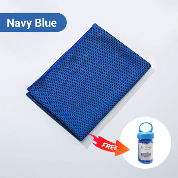 🔥Cold Sweat Towel You Can Use Anywhere, Anytime! Reusable Soft Absorbent Cooling Portable