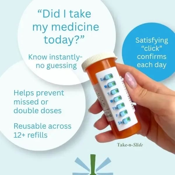 💊Reusable Medication Tracker For Pill, Vitamin & Pet Bottles, Prevent Missed Doses(2PCS)