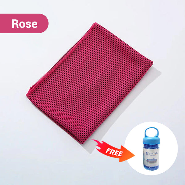 🔥Cold Sweat Towel You Can Use Anywhere, Anytime! Reusable Soft Absorbent Cooling Portable