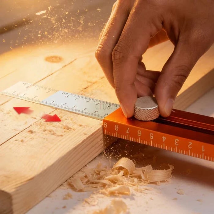 📏Multifunctional marking level ruler