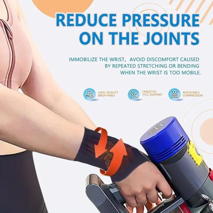 2-Piece Ultra-Thin Elastic Wrist Compression Sleeves