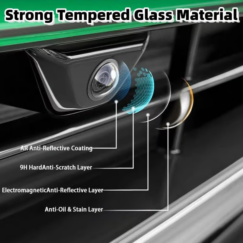 🛡️ Top-quality protection-9H Camera Protection Cover (6-Piece Set)