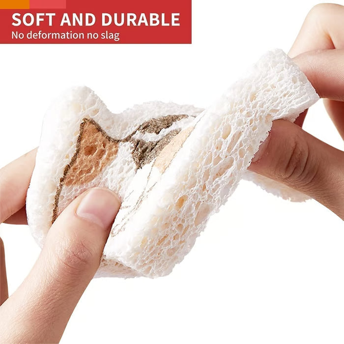 Compressed Natural Cellulose Face Sponge