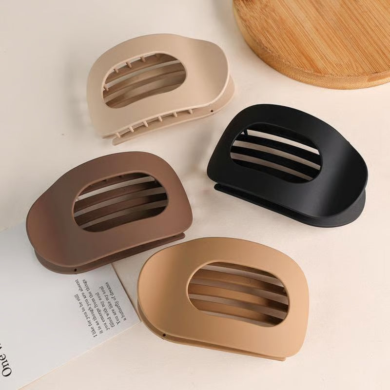 Oval hair clip set