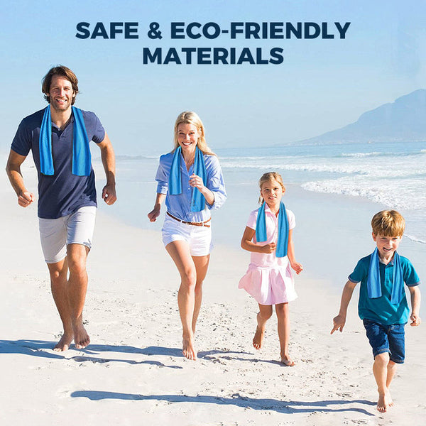 🔥Cold Sweat Towel You Can Use Anywhere, Anytime! Reusable Soft Absorbent Cooling Portable