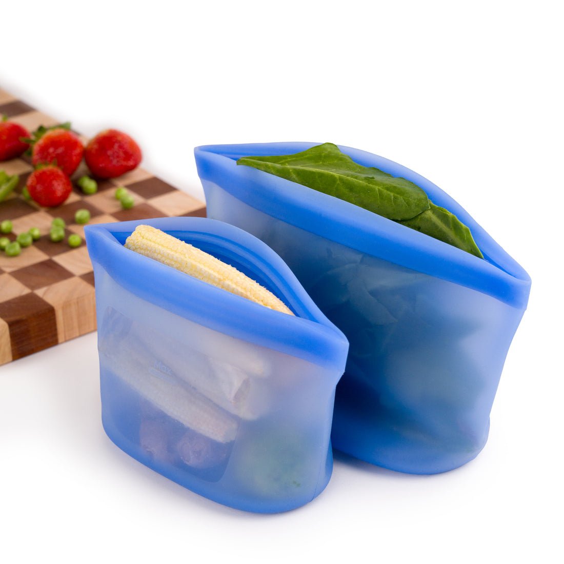 Reusable Silicone Food Storage Bags with Leakproof Airtight Seal