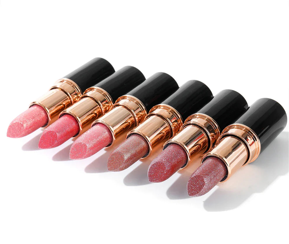 Diamond Lip Gloss Glitter Lipstick Waterproof