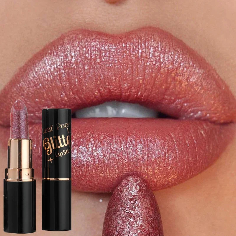 Diamond Lip Gloss Glitter Lipstick Waterproof