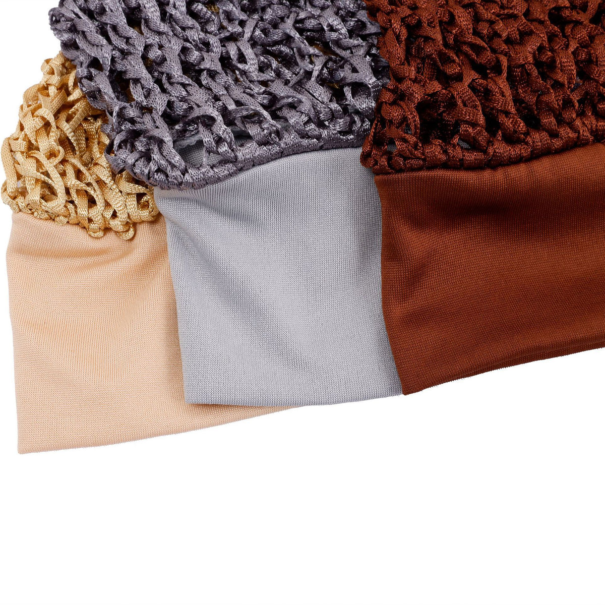 🔥Wide-Band Crochet Hair Net | 💨 Breathable Stretch Sleep & Beauty Hair Cap