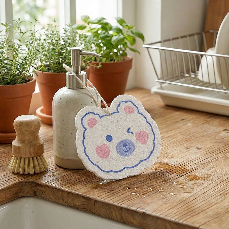 Compressed Natural Cellulose Face Sponge