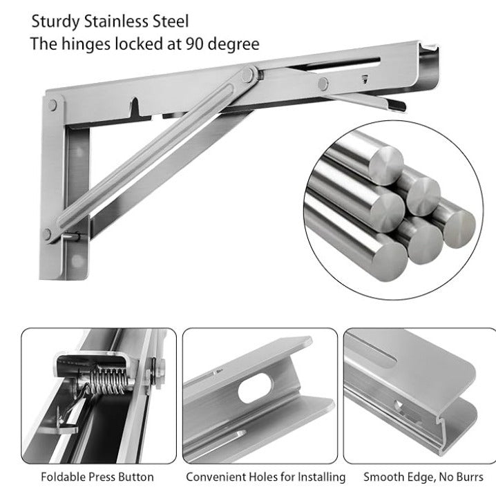 ✏️DIY Wall Mounted Folding Bracket
