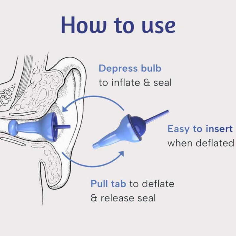 👂The World's First Fluid Inflatable Earplug (1pair)