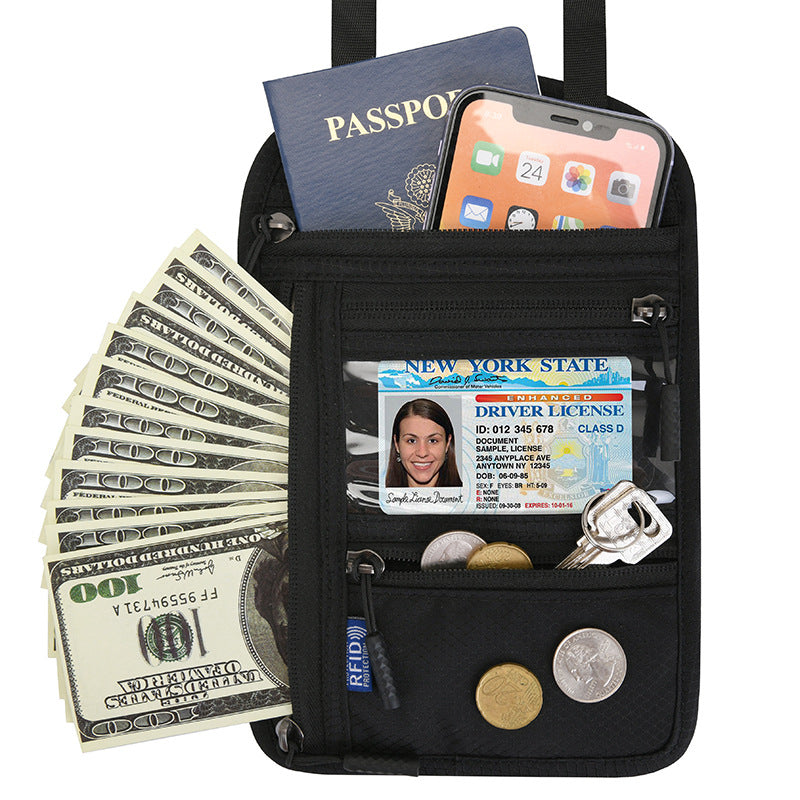 ✈️ Travel chest bag with RFID passport lock – Secure, lightweight & keeps valuables close to your body – perfect for airports, city breaks & backpacking