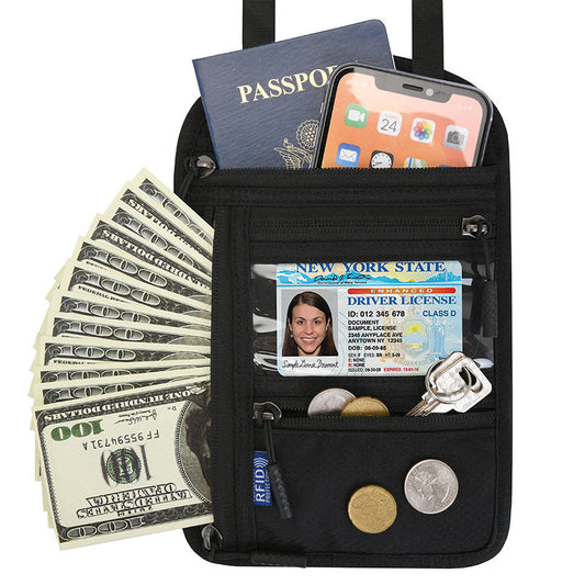 ✈️ Travel chest bag with RFID passport lock – Secure, lightweight & keeps valuables close to your body – perfect for airports, city breaks & backpacking