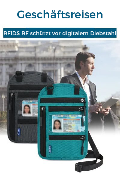 ✈️ Travel chest bag with RFID passport lock – Secure, lightweight & keeps valuables close to your body – perfect for airports, city breaks & backpacking