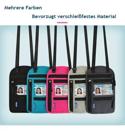 ✈️ Travel chest bag with RFID passport lock – Secure, lightweight & keeps valuables close to your body – perfect for airports, city breaks & backpacking