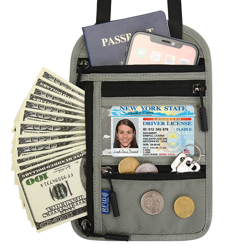 ✈️ Travel chest bag with RFID passport lock – Secure, lightweight & keeps valuables close to your body – perfect for airports, city breaks & backpacking