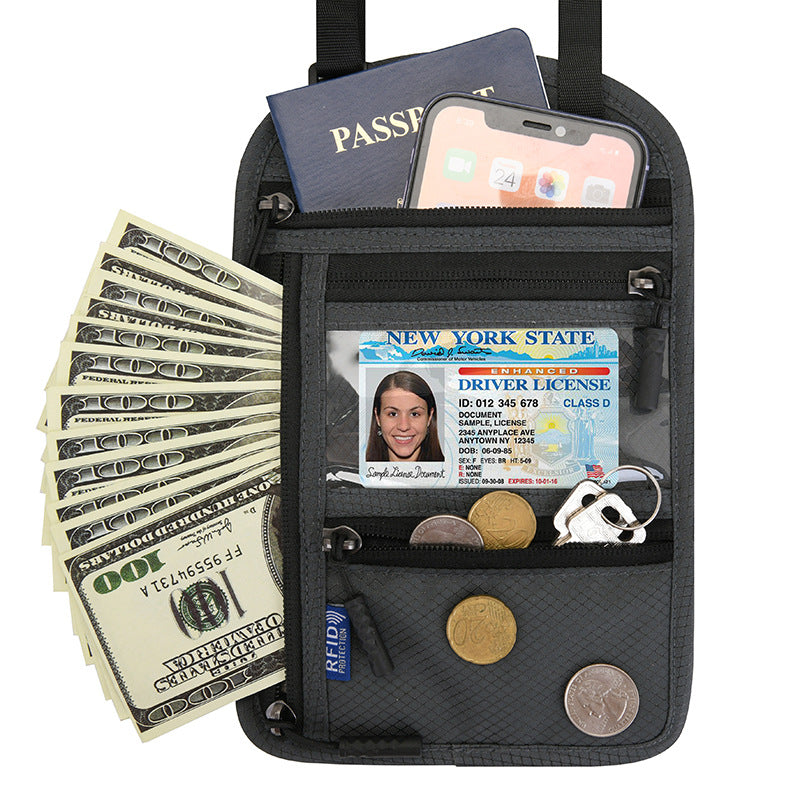 ✈️ Travel chest bag with RFID passport lock – Secure, lightweight & keeps valuables close to your body – perfect for airports, city breaks & backpacking