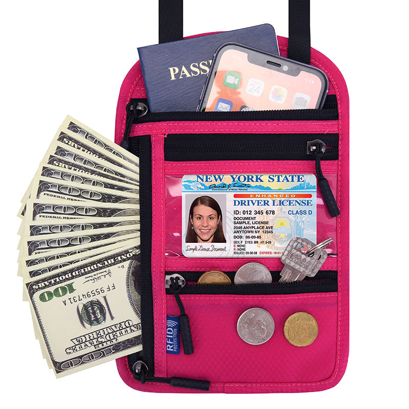 ✈️ Travel chest bag with RFID passport lock – Secure, lightweight & keeps valuables close to your body – perfect for airports, city breaks & backpacking