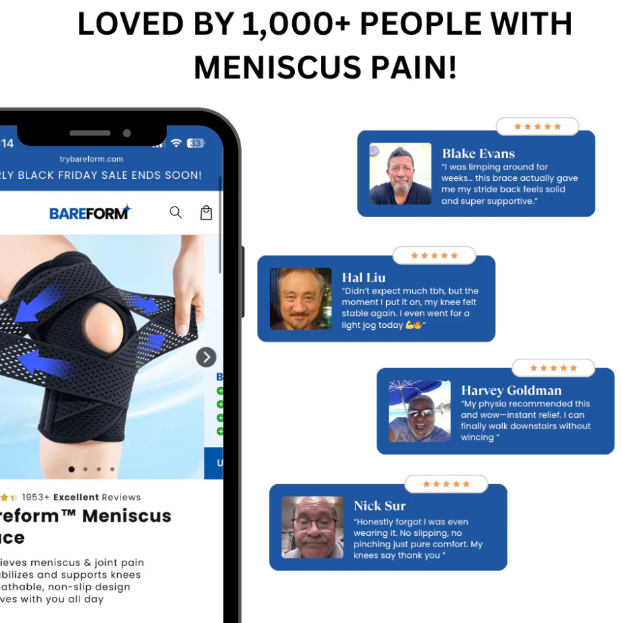 💞50K+ SOLD!🦵Lightweight Knee Pads – Breathable fabric, gentle compression. Supports meniscus without binding.