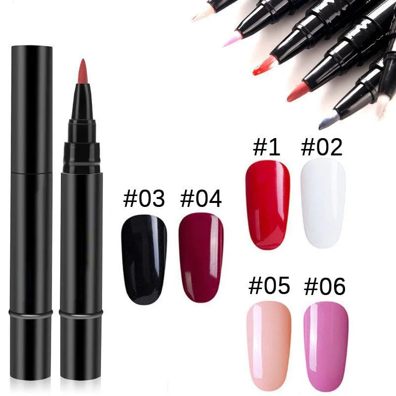 ✨One Step Gel Nail Pen | 3-in-1 No Topcoat UV Nail Polish | Long-Lasting DIY Manicure Pen with Precision Tip🎨