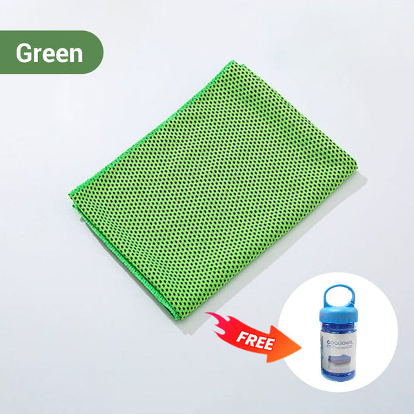 🔥Cold Sweat Towel You Can Use Anywhere, Anytime! Reusable Soft Absorbent Cooling Portable