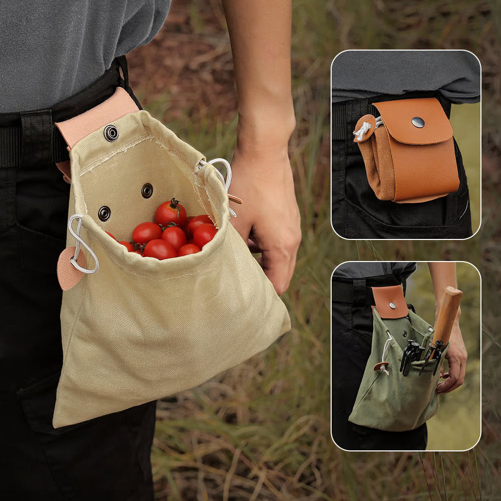 🏆75K+ SOLD! Leather Canvas Pouch