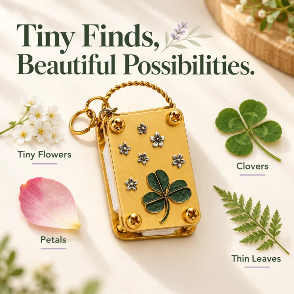✨Choose Life. Love It-Best gift💖Mini Flower Press Kit🌸Press Petals & Clovers on the Go