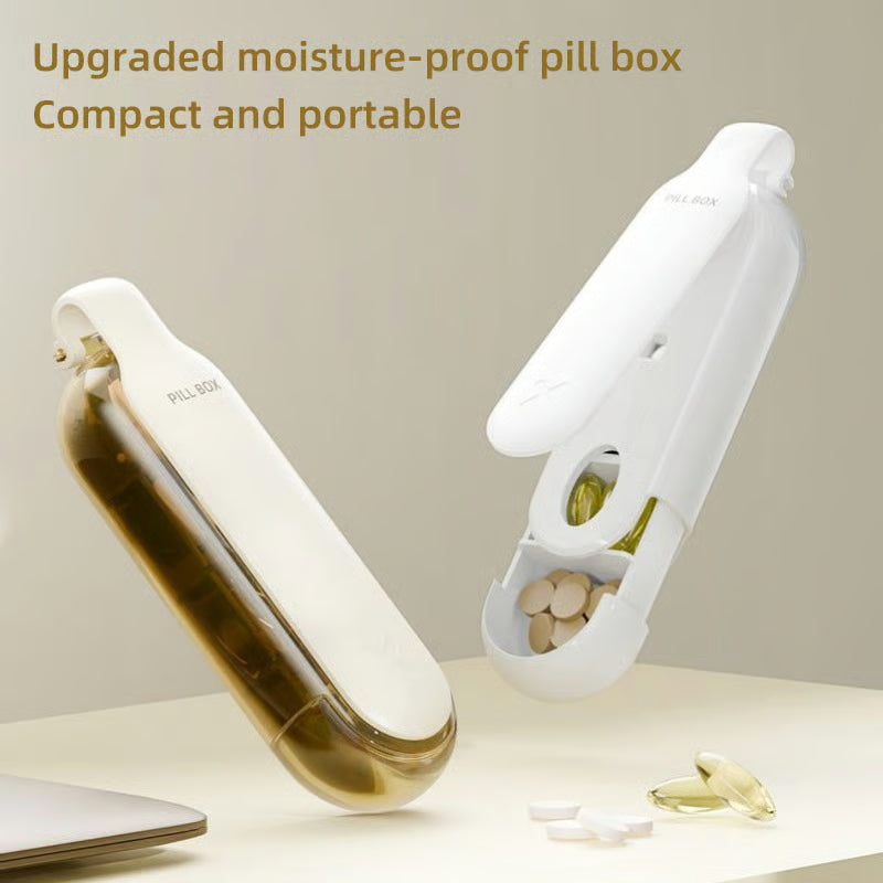 Portable medicine box dispensing box
