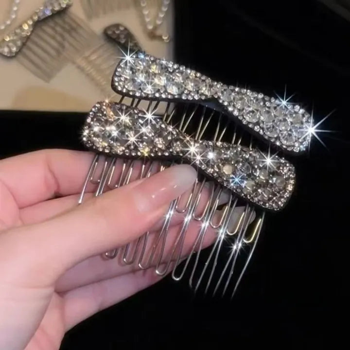 💥Buy 1 Get 1 Free💥Rhinestone bow hair comb