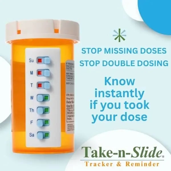 💊Reusable Medication Tracker For Pill, Vitamin & Pet Bottles, Prevent Missed Doses(2PCS)