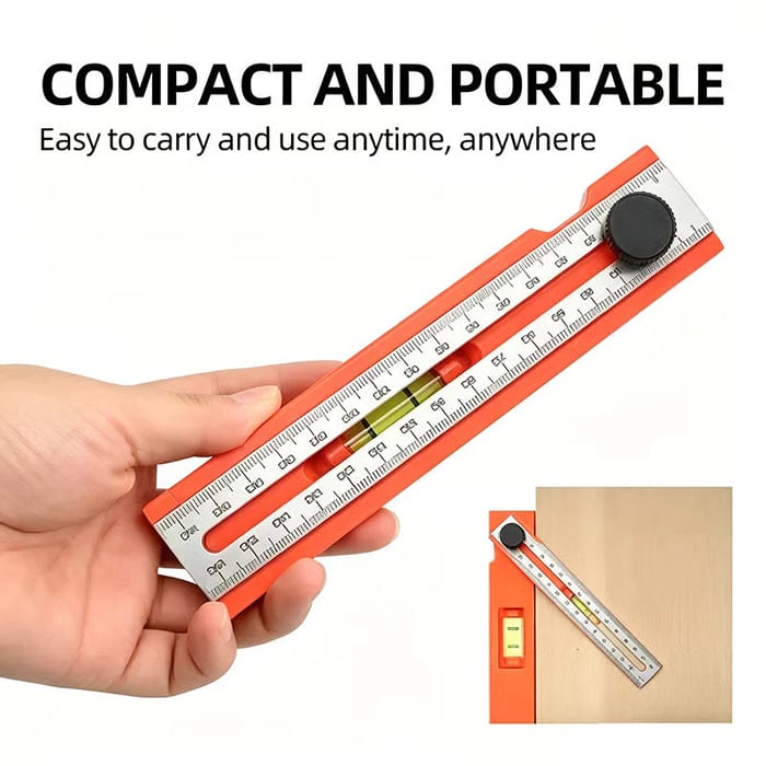 📏Multifunctional marking level ruler