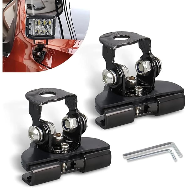 Heavy Duty Adjustable LED Light Bar Brackets（2PCS）