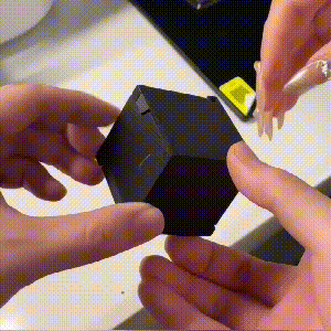 💖 Kinetic Energy Ring Box - Pop-up Mechanical Jewelry Holder 🎁 Perfect Holiday Gift for Women