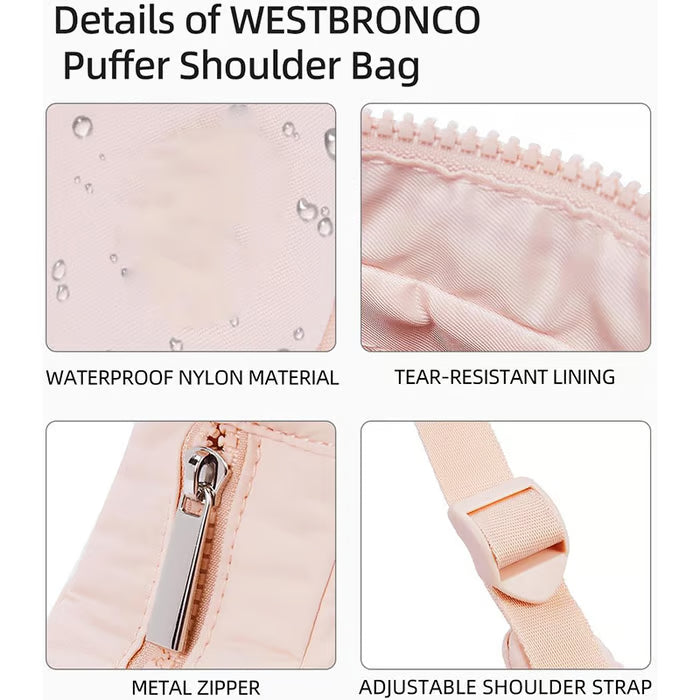 Puffer Crescent Shoulder Bag