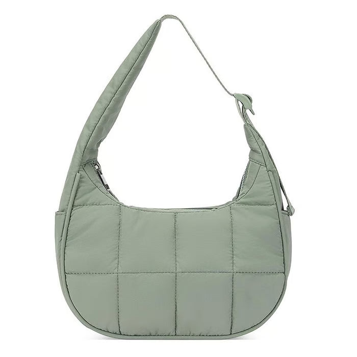 Puffer Crescent Shoulder Bag