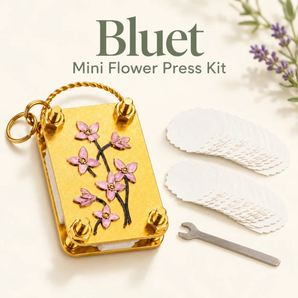 ✨Choose Life. Love It-Best gift💖Mini Flower Press Kit🌸Press Petals & Clovers on the Go