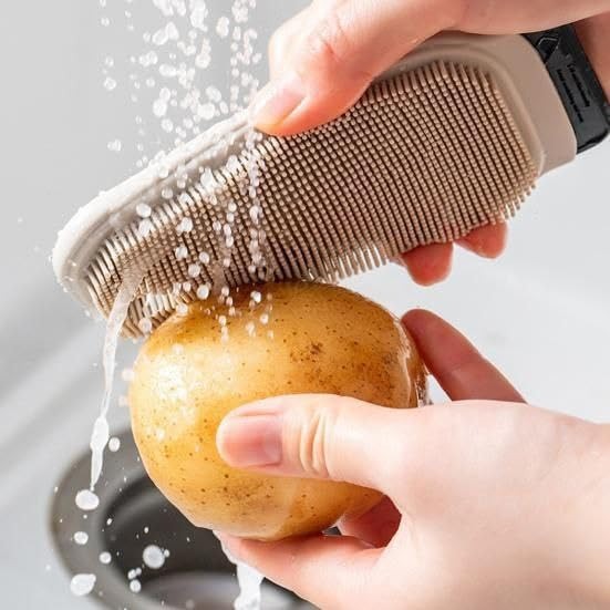 Silicone Scrub and Scraper Kitchen Tool 🧽🍳(Buy 1 get 1 Free)