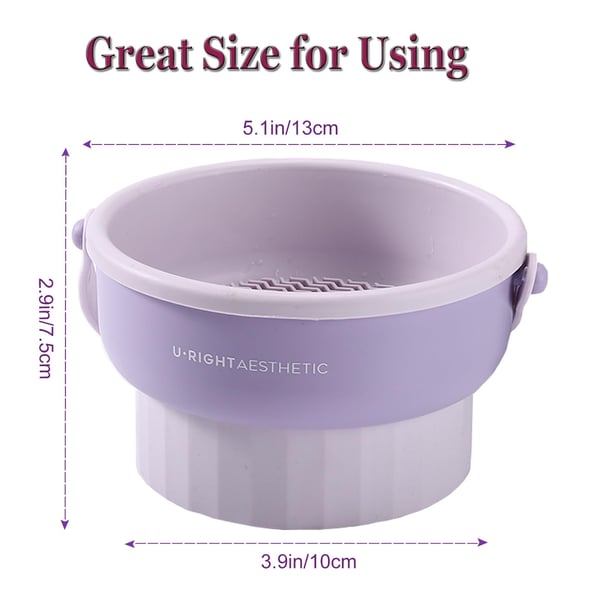 Makeup Brush Cleaning Bowl