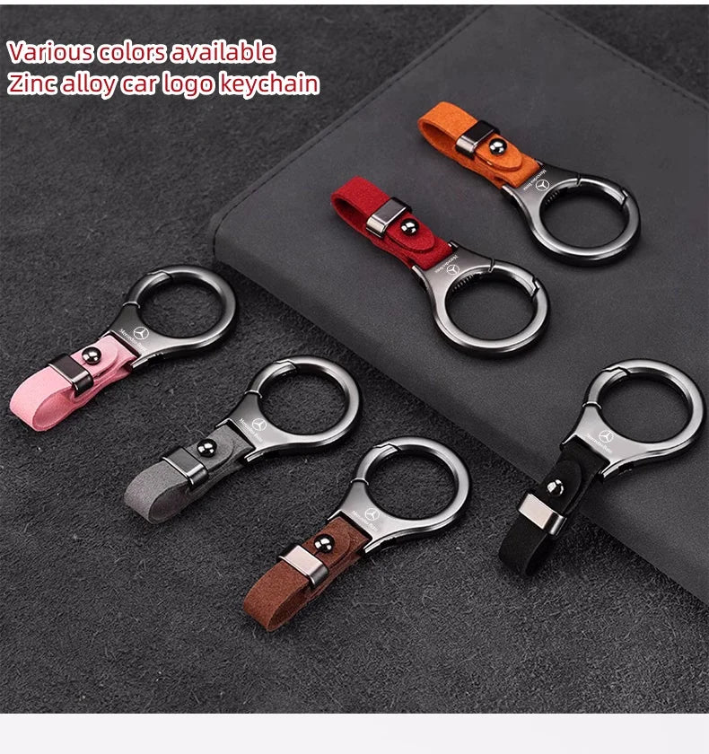 Car keychain leather exclusive car keychain