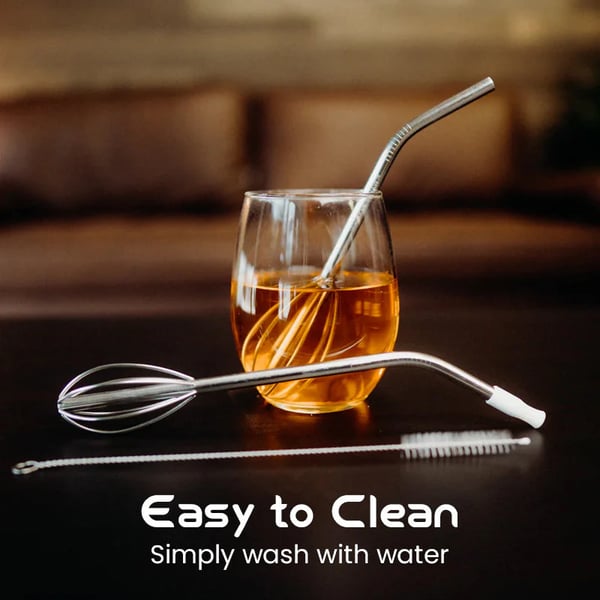 🍹[2-in-1 Innovation] The Whisk Straw✨