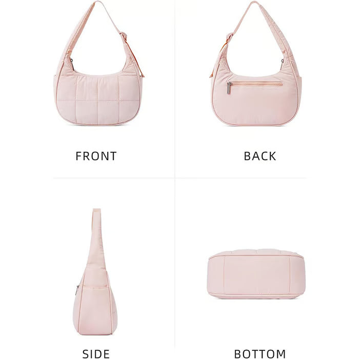 Puffer Crescent Shoulder Bag