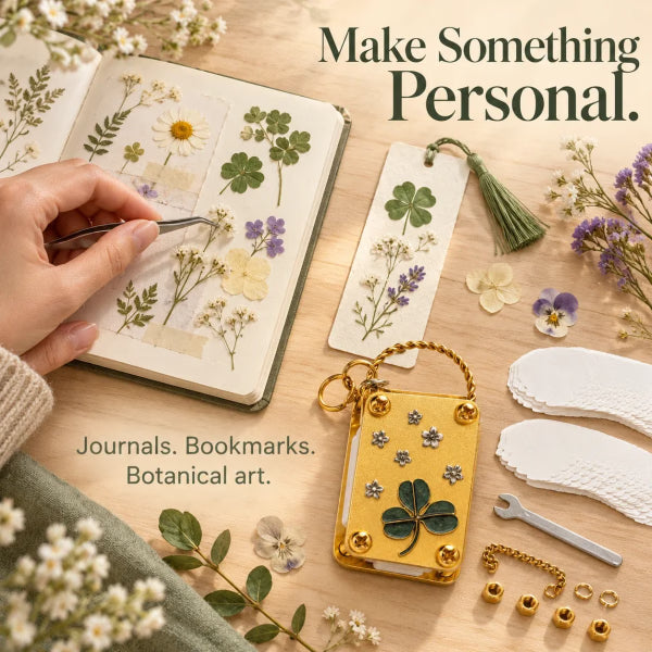 ✨Choose Life. Love It-Best gift💖Mini Flower Press Kit🌸Press Petals & Clovers on the Go
